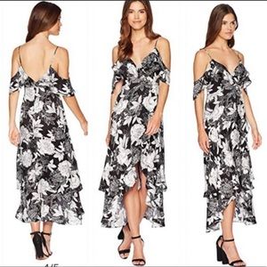 Bardot floral flutter dress